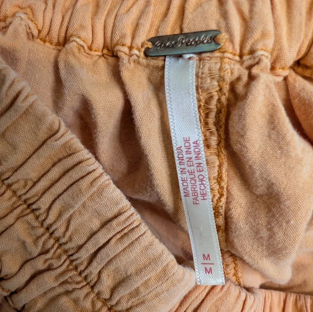 💘 Free People Get Free Poplin Pull On Shorts Size Medium - Picture 6 of 8